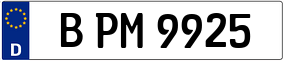 Truck License Plate
